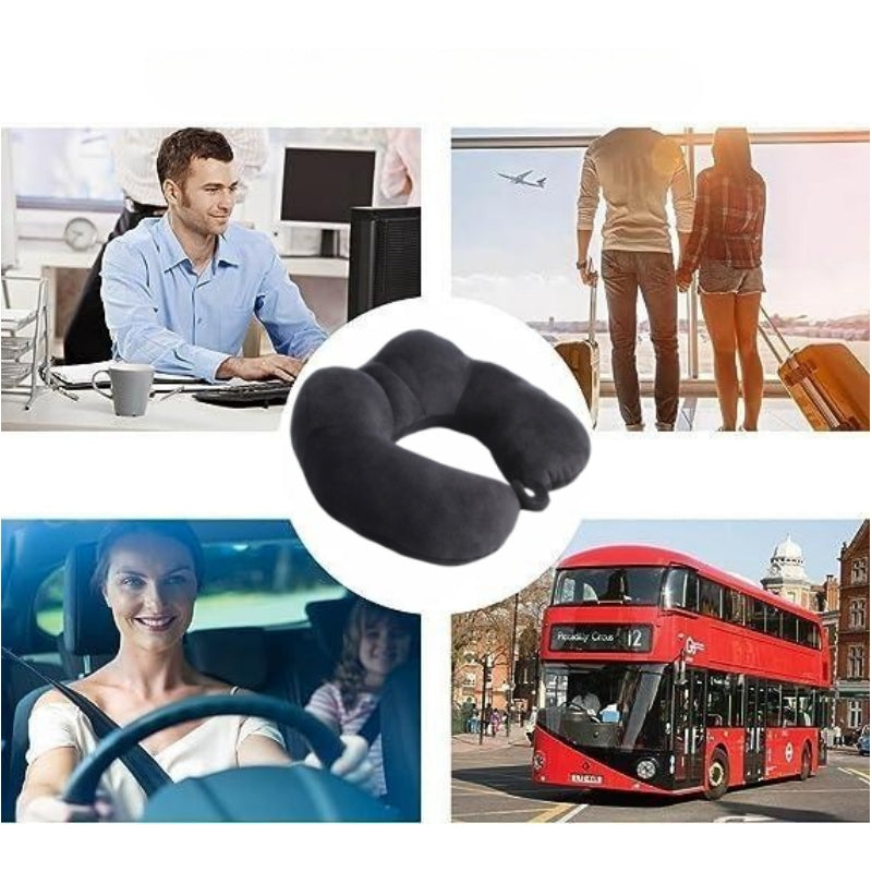 Travel Neck Pillow for Airplanes Trains Cars U-shaped Office Nap Pillow