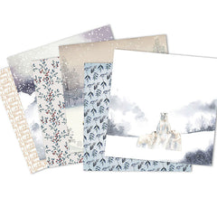 24 Sheets Christmas Pattern DIY Scrapbook Paper