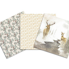 24 Sheets Christmas Pattern DIY Scrapbook Paper