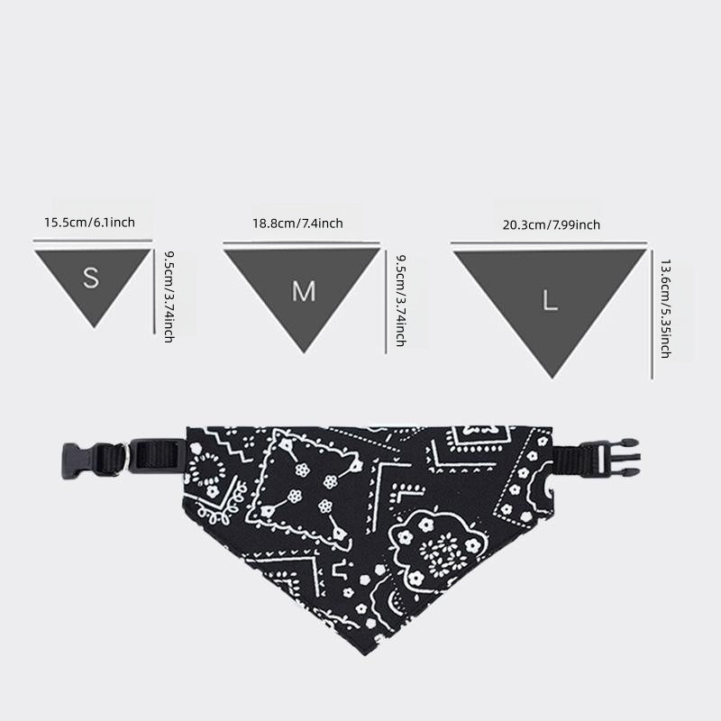Adjustable Pet Triangle Towel Cat Dog Scarf