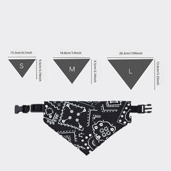 Adjustable Pet Triangle Towel Cat Dog Scarf