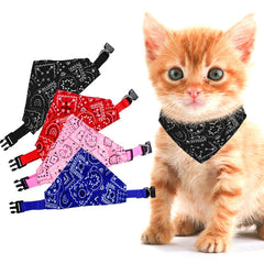 Adjustable Pet Triangle Towel Cat Dog Scarf