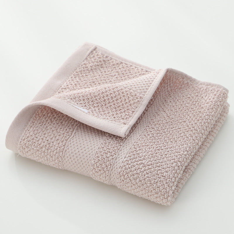 Solid Cotton Hand Towel Soft Skin-friendly Face Towel