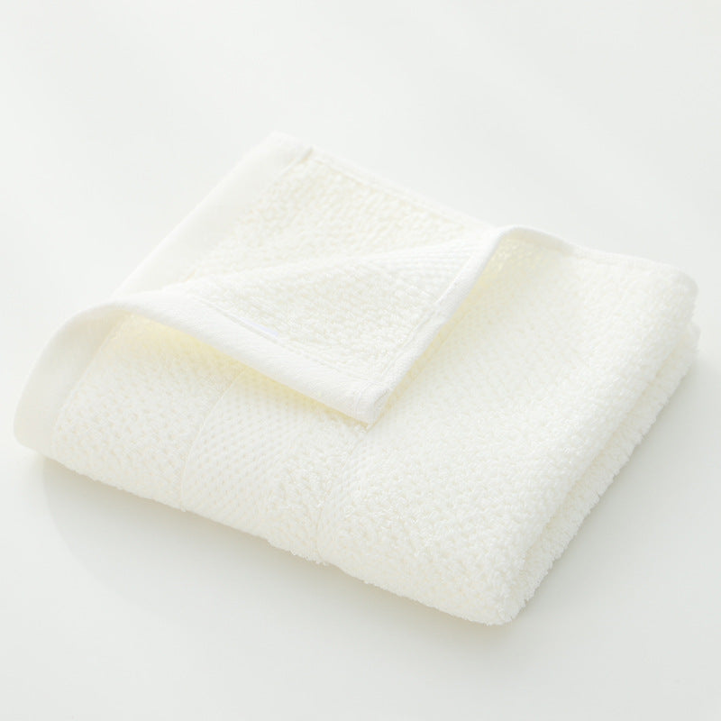 Solid Cotton Hand Towel Soft Skin-friendly Face Towel