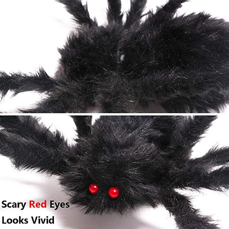 30 50 Spider Halloween Decoration Haunted House Prop Indoor Outdoor