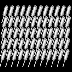 60pcs Teenitor Liquor Injectors 4ml Pipettes Disposable Squeeze Dropper