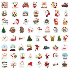 120pcs Christmas Cartoon Decorations Waterproof Stickers for Kids