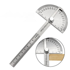 Stainless Steel 180&deg; Protractor Measuring Square Gauge 100mm