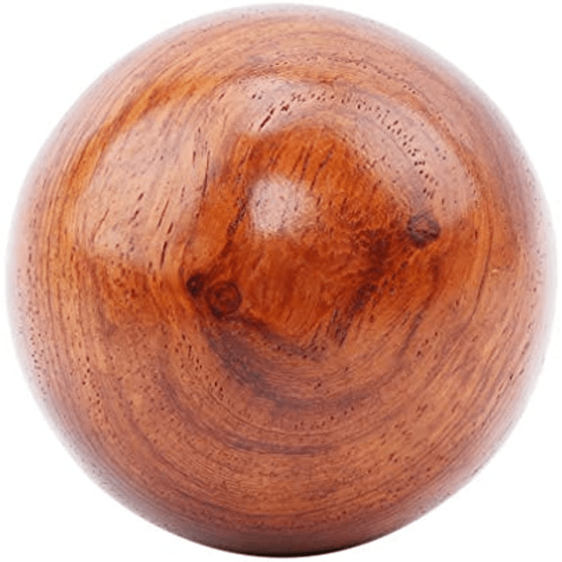 2pcs Rosewood Therapy Balls Hand Exercise Stress Relief