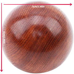 2pcs Rosewood Therapy Balls Hand Exercise Stress Relief