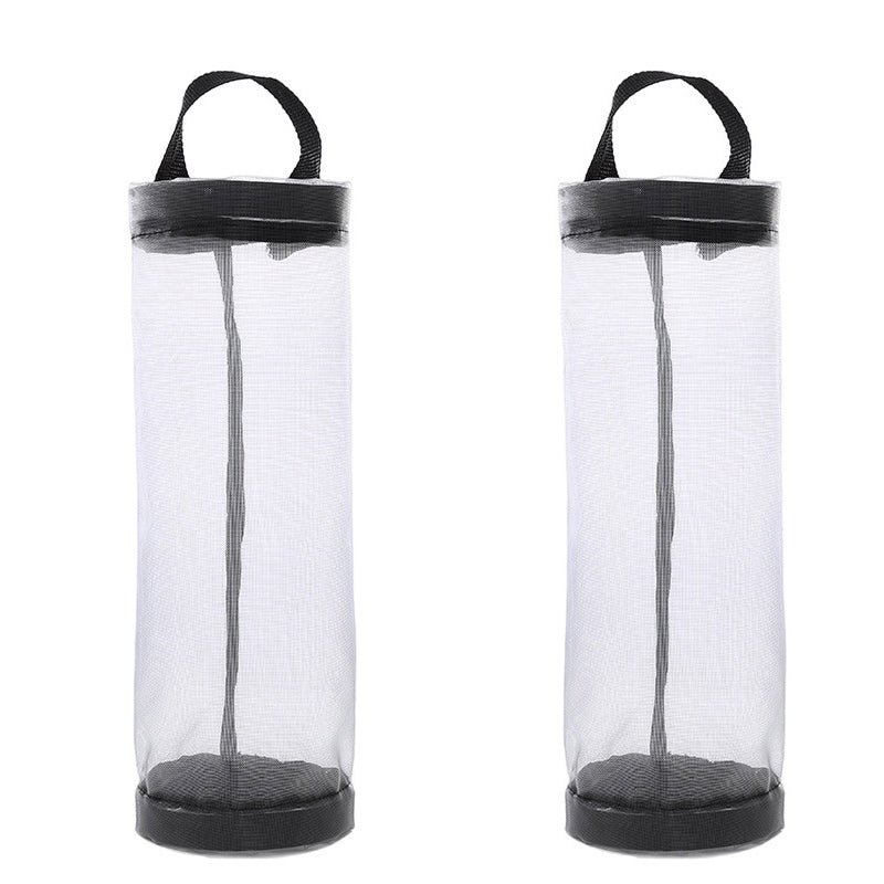 2pcs Outdoor Plastic Bag Holder Grocery Bag Rack Net Hanging Storage Bag