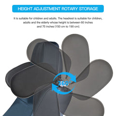 Adjustable Car Seat Headrest Pillow Ergonomic Neck Support