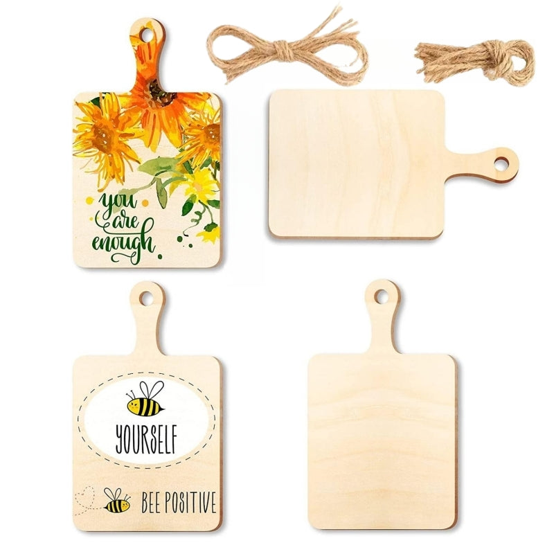 Mini Wooden Cutting Board With Handle Paddle Cutting Board