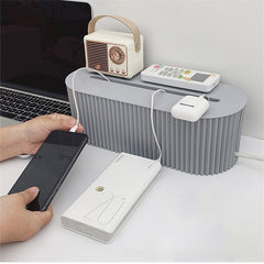 Nordic Plug Board Storage Box Cable Wire Organizer Case Socket