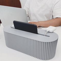 Nordic Plug Board Storage Box Cable Wire Organizer Case Socket