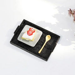 3pcs Dollhouse Trays & Plates Set, Durable Food Accessories for Doll House Play