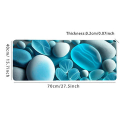 Green Marble Large Gaming Mousepad Computer Desk Mat