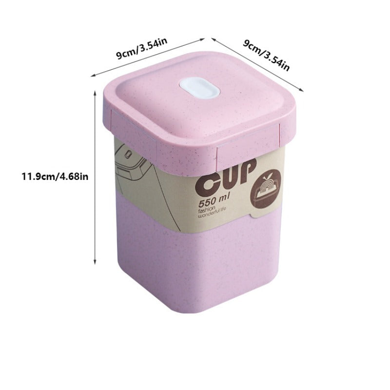 Japanese Style Sealed Soup Cup With Lid Commuter Soup Pot