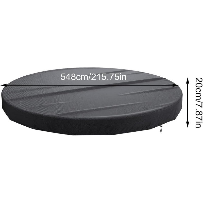 5 49 Meter Round Pool Cover Above Ground Pools Drawstring Hot Tub Cover