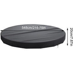 5 49 Meter Round Pool Cover Above Ground Pools Drawstring Hot Tub Cover