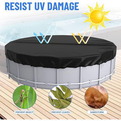 5 49 Meter Round Pool Cover Above Ground Pools Drawstring Hot Tub Cover