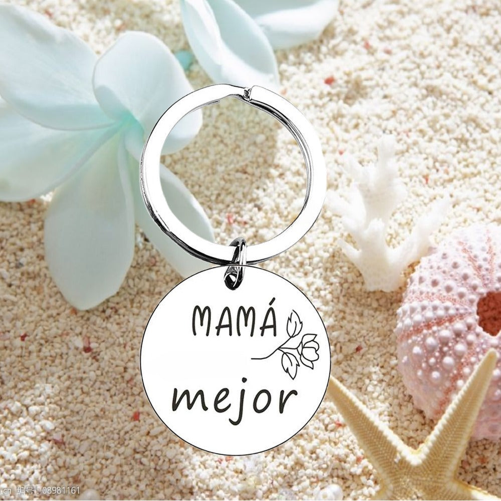 Stainless Steel Keychain Pendant Portable Metal Key Chain