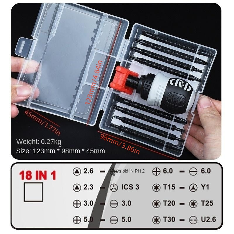 Portable Cross Shaped Slotted Screwdriver Driver