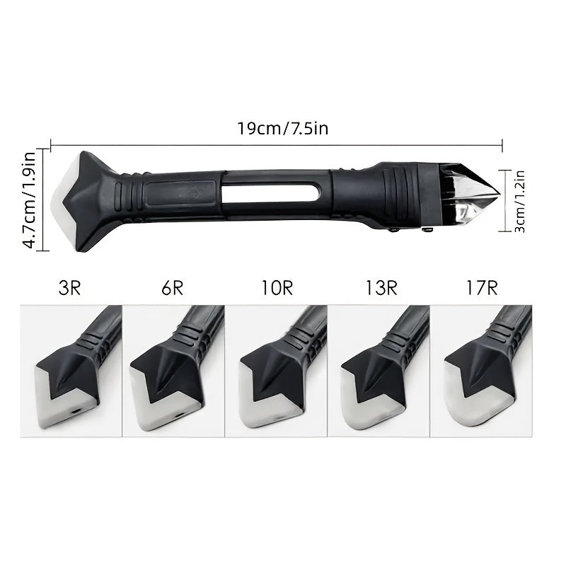 5 In 1 Caulk Remover Tools Kit Grout Removal Sealant Finishing Tool