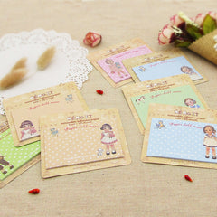 5pcs Cartoon Sticky Note Box Student Memo Message Sticky Note Sticker