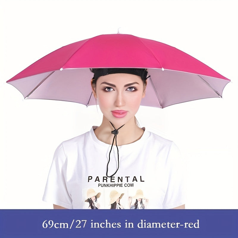 Sun Protection Head-mounted Umbrella Hat