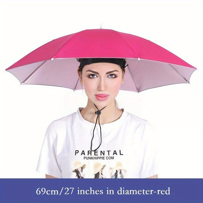 Sun Protection Head-mounted Umbrella Hat