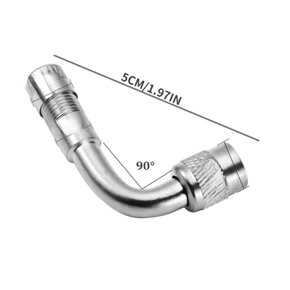 Balanced Vehicle Valve Inflation Extension Tube Unicycle Automotive Elbow 90