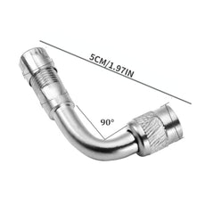 Balanced Vehicle Valve Inflation Extension Tube Unicycle Automotive Elbow 90