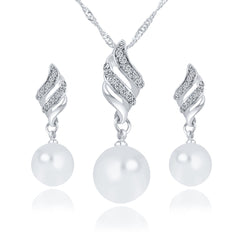 Sweet Earrings Necklace Set for Party