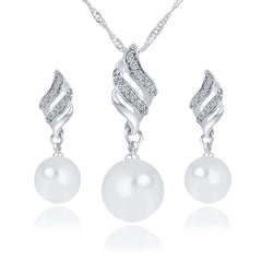 Sweet Earrings Necklace Set for Party