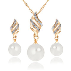Sweet Earrings Necklace Set for Party