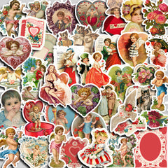 40pcs Vintage Waterproof Vinyl Stickers for Water Bottle Laptops Phones