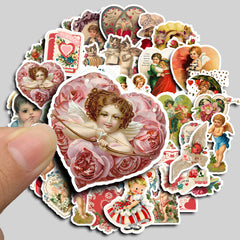 40pcs Vintage Waterproof Vinyl Stickers for Water Bottle Laptops Phones