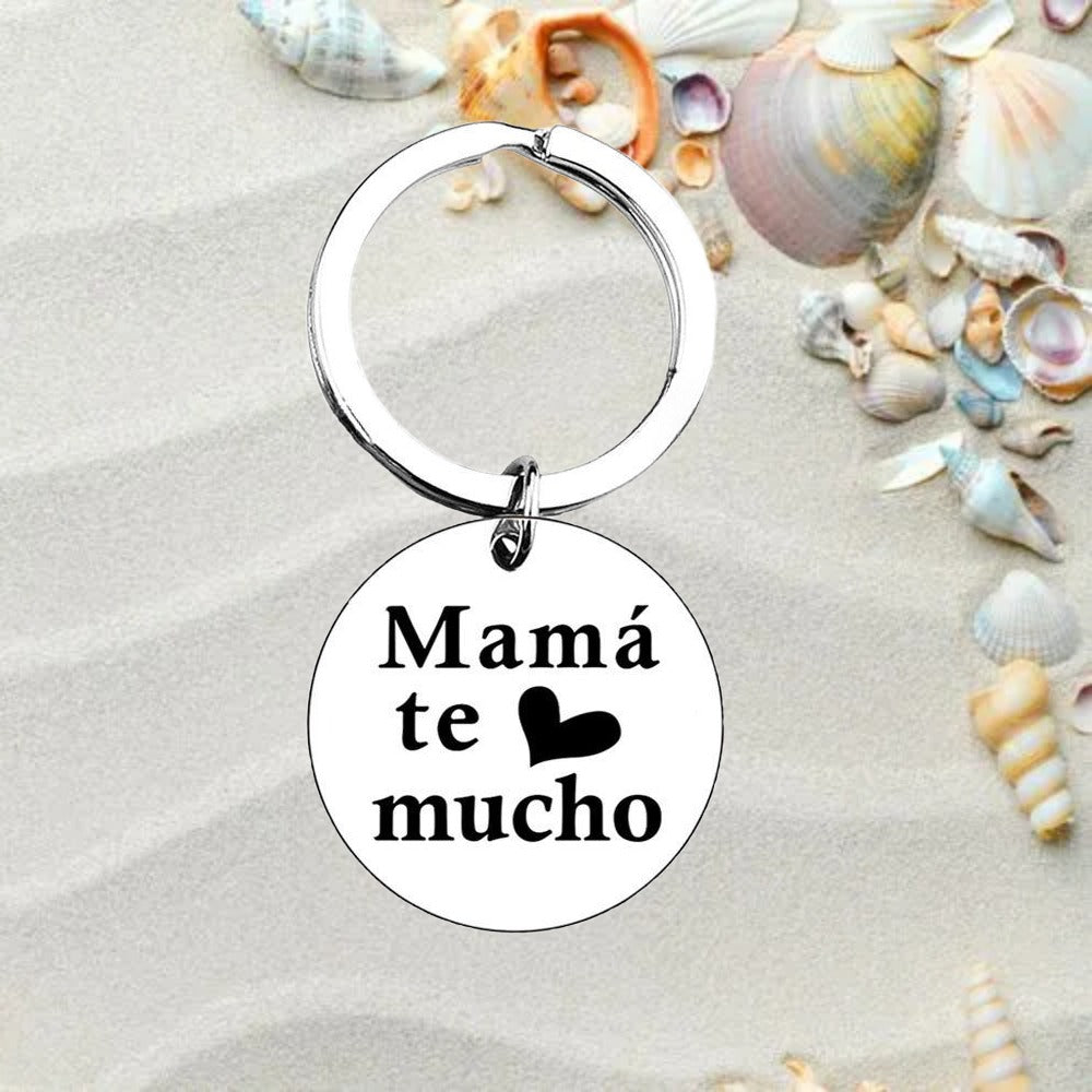 Stainless Steel Keychain Mother's Gift From Daughter To Mother