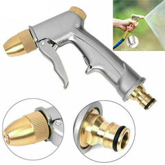 High Pressure Water Spray Gun Brass Nozzle Garden Hose Pipe Car Wash