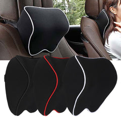 Car Neck Pillow Headrest Cushion Support Washable Travel Pillow
