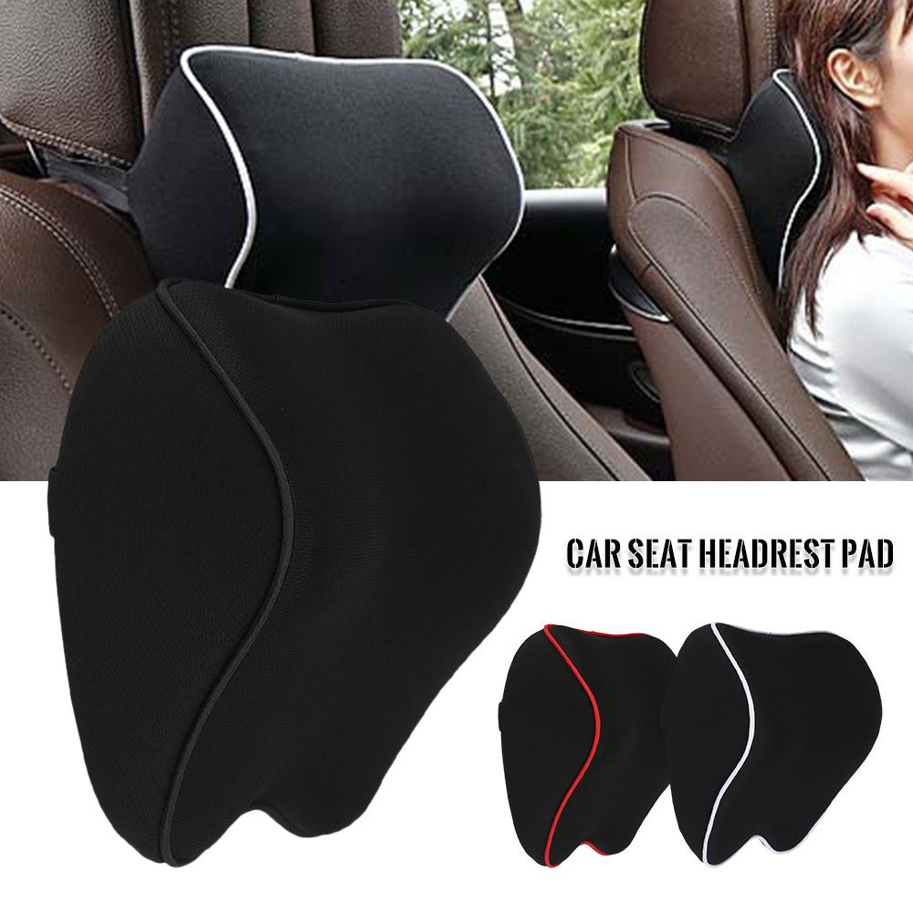 Car Neck Pillow Headrest Cushion Support Washable Travel Pillow