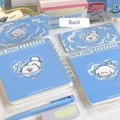 Versatile Coil Puppy Student Schedule Journal Stationery Book
