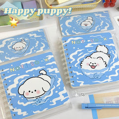 Versatile Coil Puppy Student Schedule Journal Stationery Book