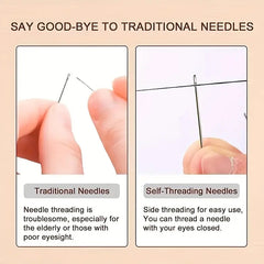 12pcs Hand Sewing Needles With Storage Box Stainless Steel Sewing Needles