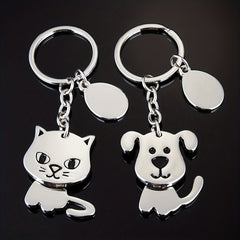 Shaking Head Dog Cat Keychain Bag Purse Car Key Pendant Ornament