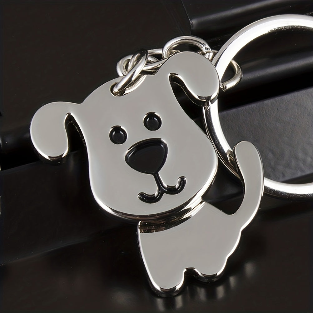 Shaking Head Dog Cat Keychain Bag Purse Car Key Pendant Ornament