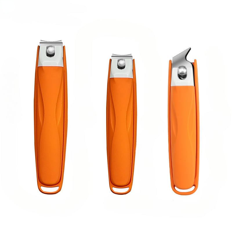 Portable Splashproof Nail Clipper Stainless Steel Nail Cutter