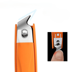 Portable Splashproof Nail Clipper Stainless Steel Nail Cutter