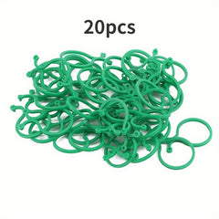 50pcs Garden Plant Stand Tool Kit Trellis Clip Rattan Twine & Twist Ties